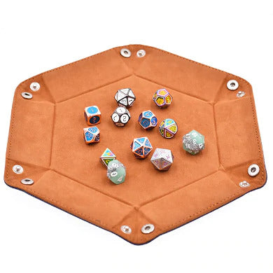 Hex Dice Tray - Tan | Anubis Games and Hobby