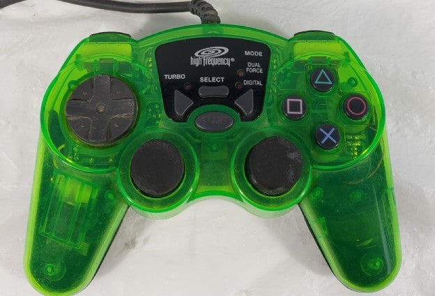 High Frequency Green Playstation Controller | Anubis Games and Hobby