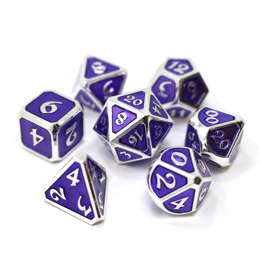 Mythica Platinum Amethyst 7 Set | Anubis Games and Hobby