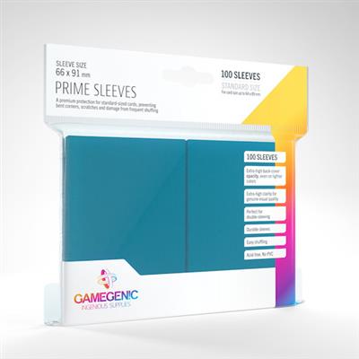 Gamegenic Prime Sleeves Blue (66x91) | Anubis Games and Hobby