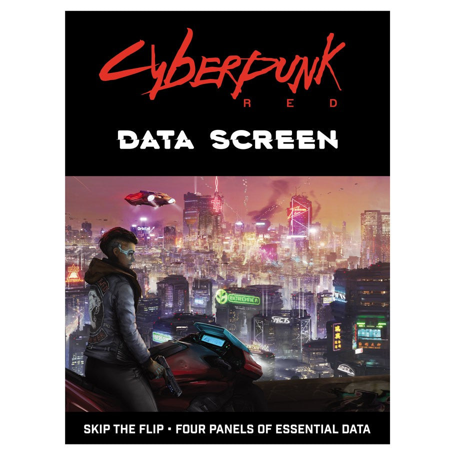 Cyberpunk Red Data Screen | Anubis Games and Hobby