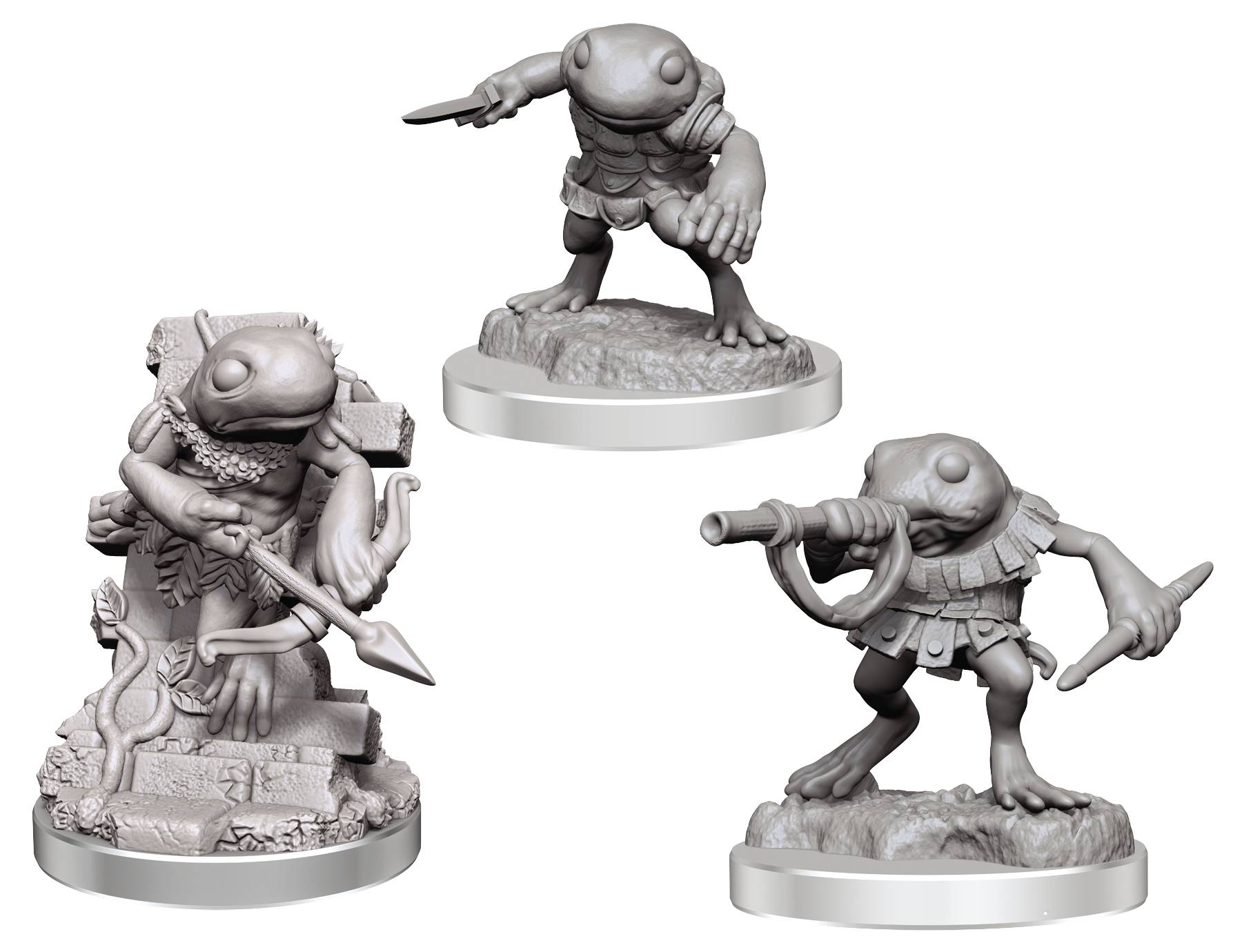 Miniatures: Grung - Unpainted | Anubis Games and Hobby