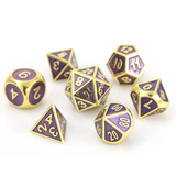 Gold Amethyst Gemstone 7 Set | Anubis Games and Hobby