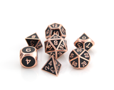 Gothica Shiny Copper w/ Black 7 Set | Anubis Games and Hobby