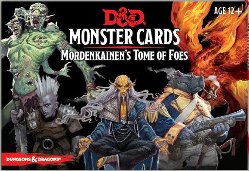 D&D Mordenkainens Tome of Foes Cards | Anubis Games and Hobby