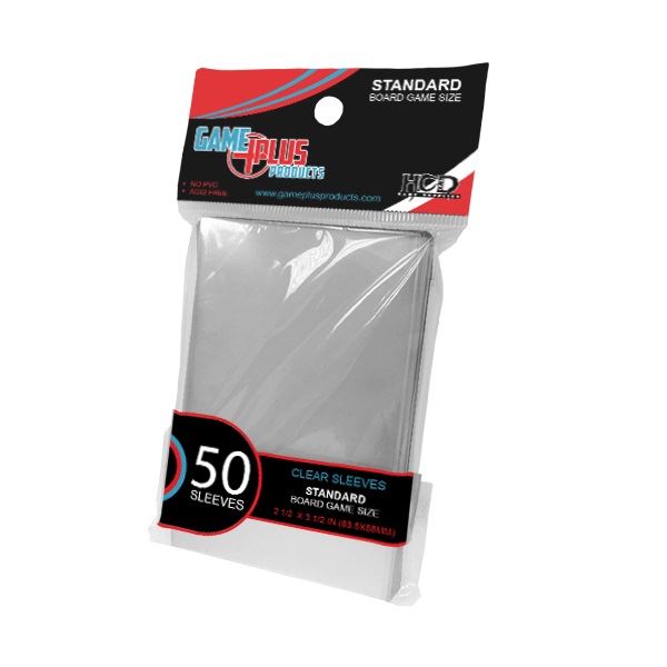 Games Plus Board Game Sleeve Standard 63.5X88MM | Anubis Games and Hobby