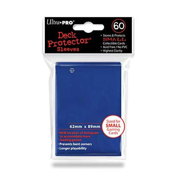 Ultra Pro Deck Protector Small Blue 60 Ct | Anubis Games and Hobby