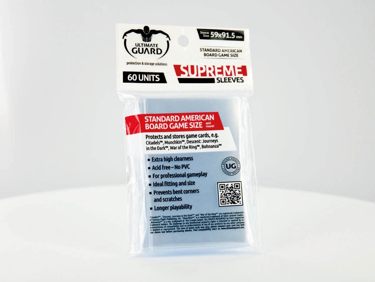UG: Supreme Standard American Sleeves | Anubis Games and Hobby