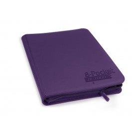 8-Pocket Zipfolio Xenoskin Purple | Anubis Games and Hobby