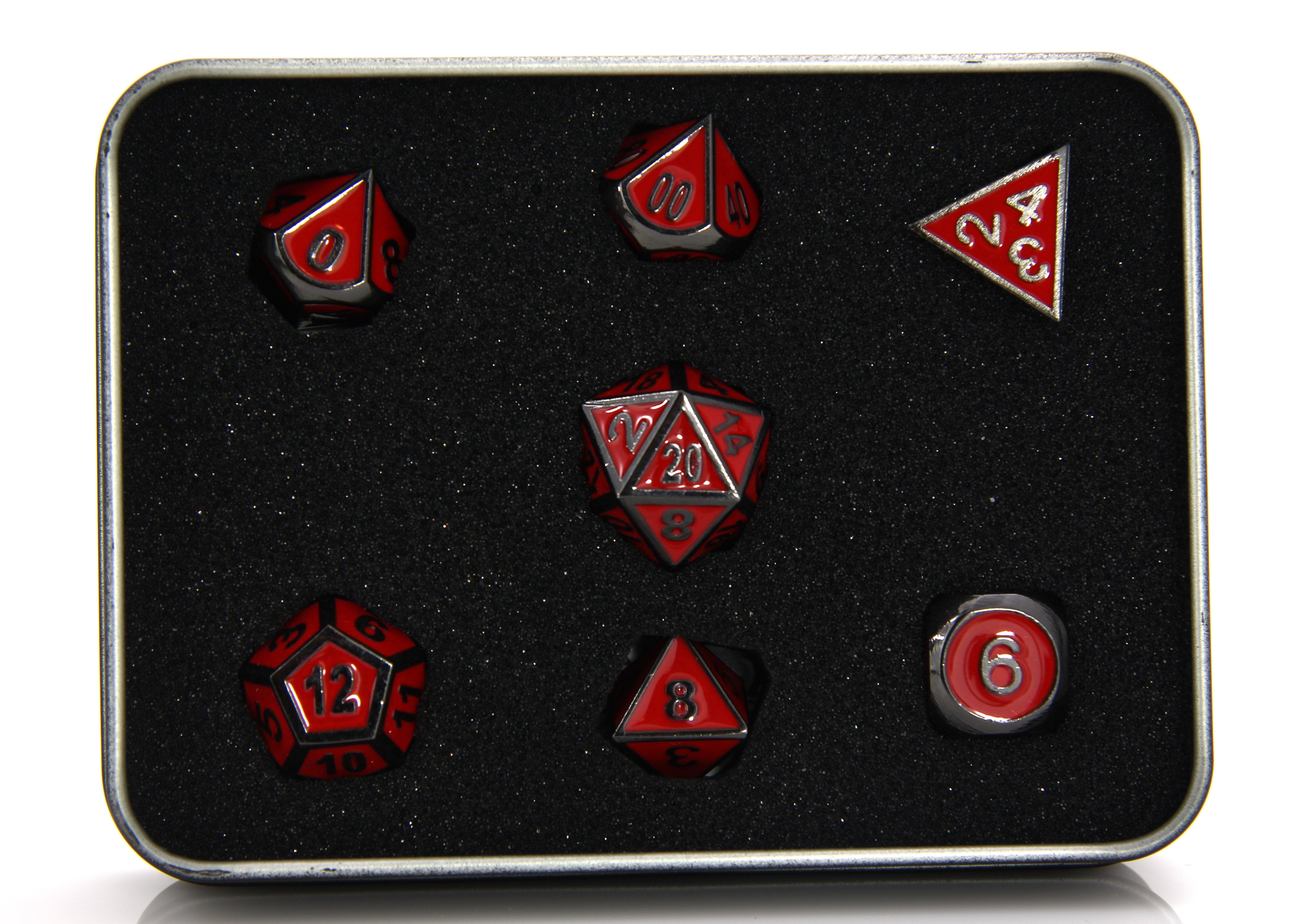 Gothica Sinister Red - RPG Dice | Anubis Games and Hobby