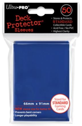 UP Standard Sleeves 50ct - Blue | Anubis Games and Hobby