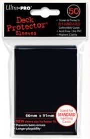 UP Standard Sleeves 50ct - Black | Anubis Games and Hobby