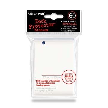 UP Small Sleeves 60ct - White | Anubis Games and Hobby