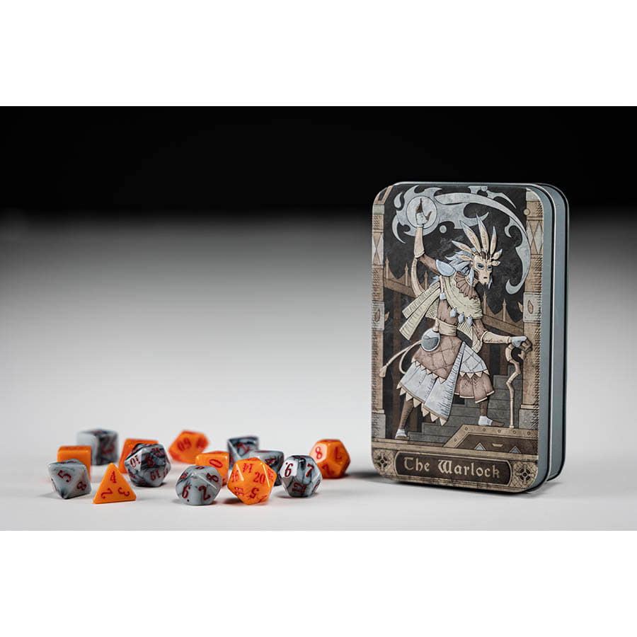 Character Class Dice Set: The Warlock | Anubis Games and Hobby