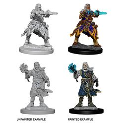 Pathfinder Deep Cuts: Male Human Wizard - Unpainted | Anubis Games and Hobby