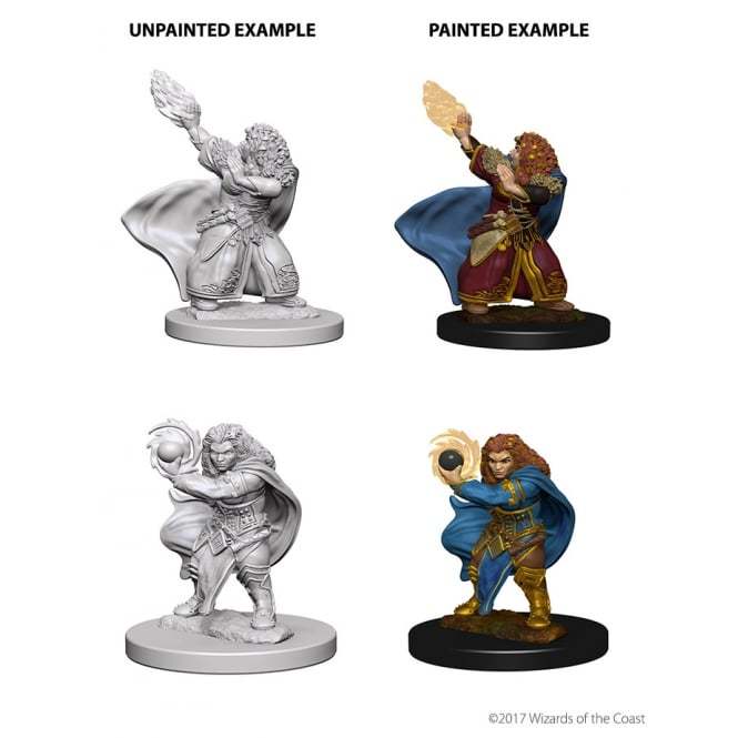 Nolzur's Marvelous Miniatures: Female Dwarf Wizard - Unpainted | Anubis Games and Hobby