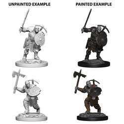 Nolzur's Marvelous Miniatures: Earth Genasi Fighter - Unpainted | Anubis Games and Hobby