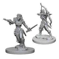 Nolzur's marvelous Miniatures:  Elf Female Ranger - Unpainted | Anubis Games and Hobby