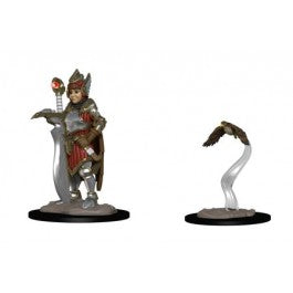 Wardlings Painted Girl Fighter & Hunting Falcon | Anubis Games and Hobby