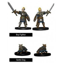 Wardlings Painted Boy Fighter & Battle Dog | Anubis Games and Hobby