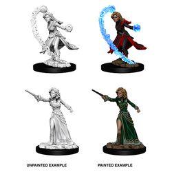 Pathfinder Deep Cuts: Female Human Wizard - Unpainted | Anubis Games and Hobby