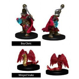 Wardling Painted Boy Cleric & Winged Snake | Anubis Games and Hobby