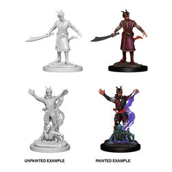 Male Tiefling Warlock - Unpainted | Anubis Games and Hobby