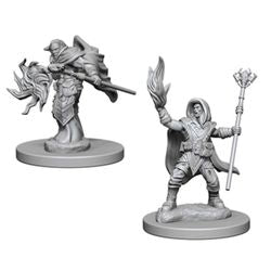 Nolzur's Marvelous Miniatures: Elf Male Wizard - Unpainted | Anubis Games and Hobby