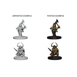 Nolzur's Marvelous Miniatures: Female Dwarf Barbarian - Unpainted | Anubis Games and Hobby