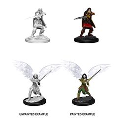 Nolzur's Marvelous Miniatures: Female Aasimar Fighter - Unpainted | Anubis Games and Hobby