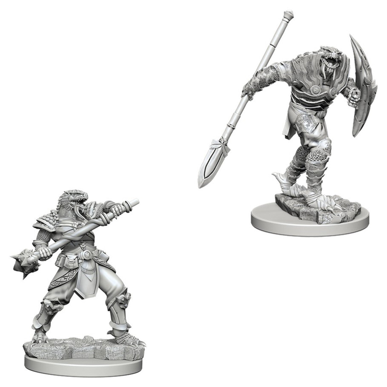 Nolzur's Marvelous Miniatures: Dragonborn Fighter with Spear - Unpainted | Anubis Games and Hobby