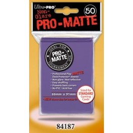 UP Pro Matte Standard Sleeves - Purple 50ct | Anubis Games and Hobby