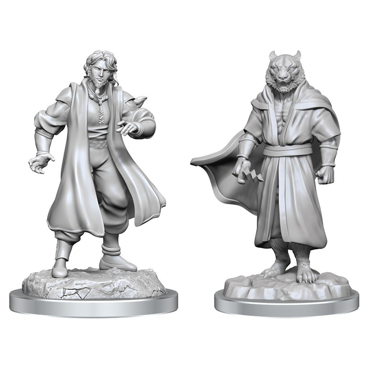 Male Human Sorcerer Merchant & Tiger Demon | Anubis Games and Hobby