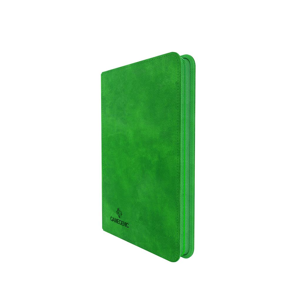 Gamegenic Zip Up 8 Pocket Green | Anubis Games and Hobby