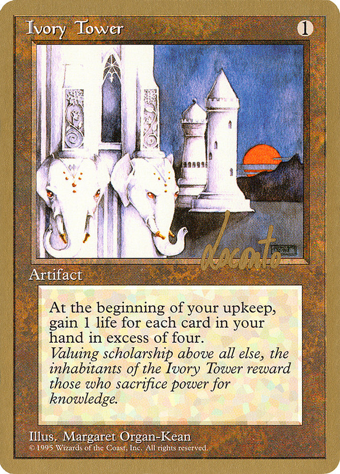 Ivory Tower (Michael Loconto) [Pro Tour Collector Set] | Anubis Games and Hobby