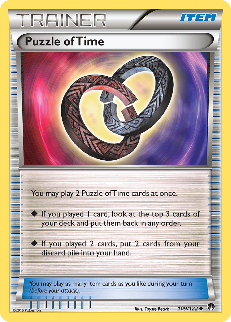 Puzzle of Time (109/122) [XY: BREAKpoint] | Anubis Games and Hobby