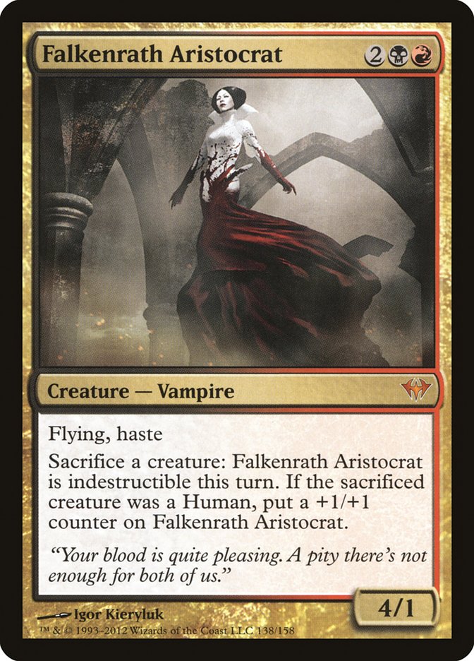 Falkenrath Aristocrat [Dark Ascension] | Anubis Games and Hobby