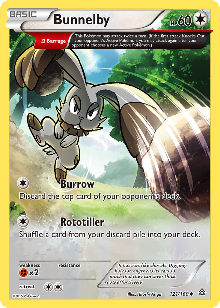 Bunnelby (121/160) [XY: Primal Clash] | Anubis Games and Hobby