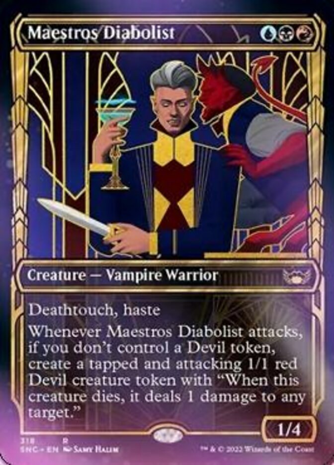 Maestros Diabolist (Showcase Golden Age) [Streets of New Capenna] | Anubis Games and Hobby