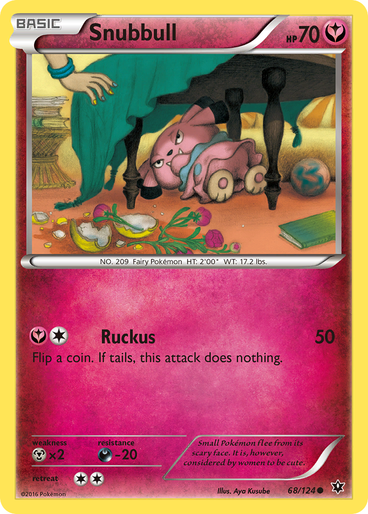 Snubbull (68/124) [XY: Fates Collide] | Anubis Games and Hobby