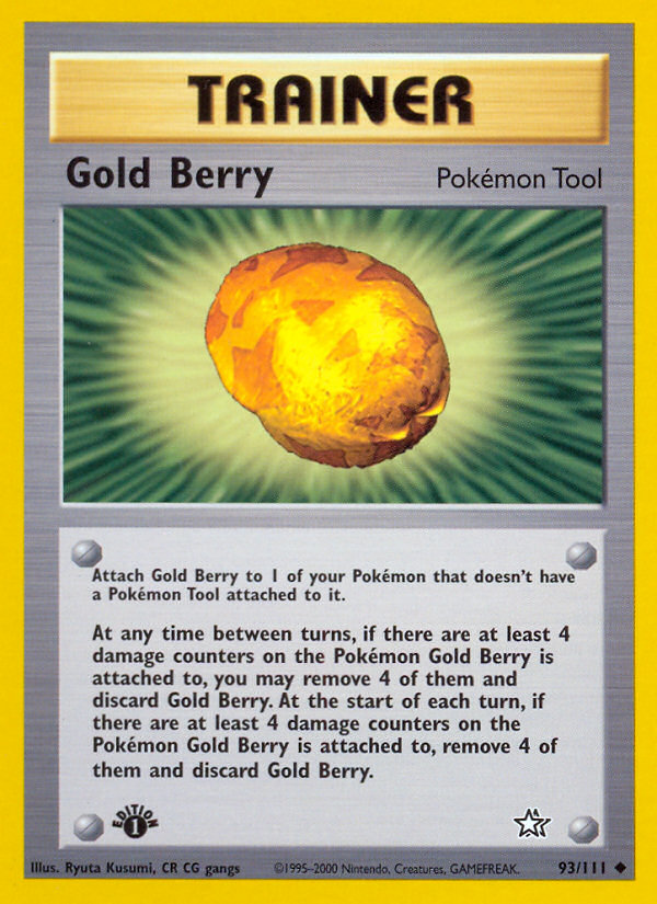 Gold Berry (93/111) [Neo Genesis 1st Edition] | Anubis Games and Hobby