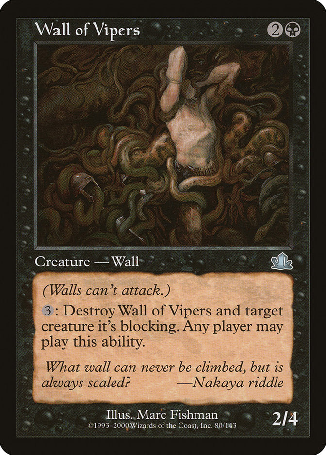 Wall of Vipers [Prophecy] | Anubis Games and Hobby