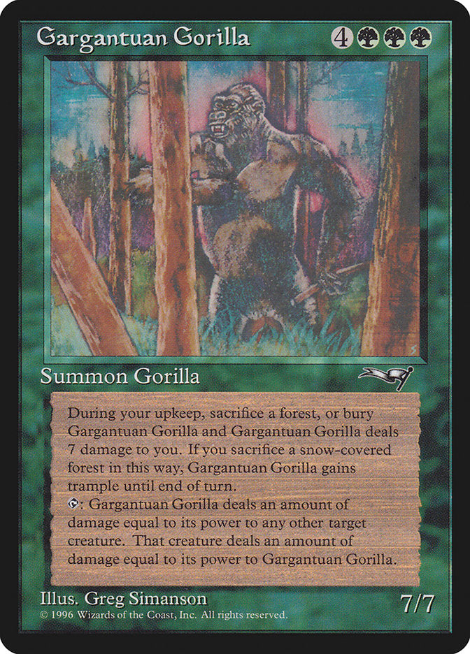 Gargantuan Gorilla [Alliances] | Anubis Games and Hobby