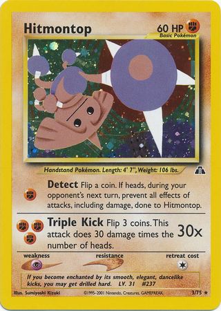 Hitmontop (3/75) [Neo Discovery Unlimited] | Anubis Games and Hobby