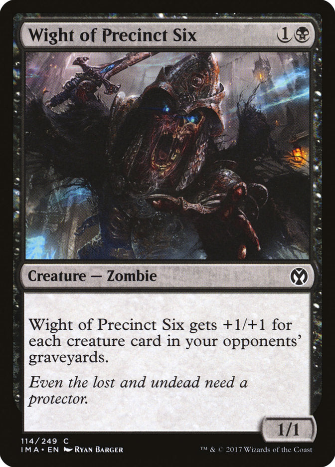 Wight of Precinct Six [Iconic Masters] | Anubis Games and Hobby