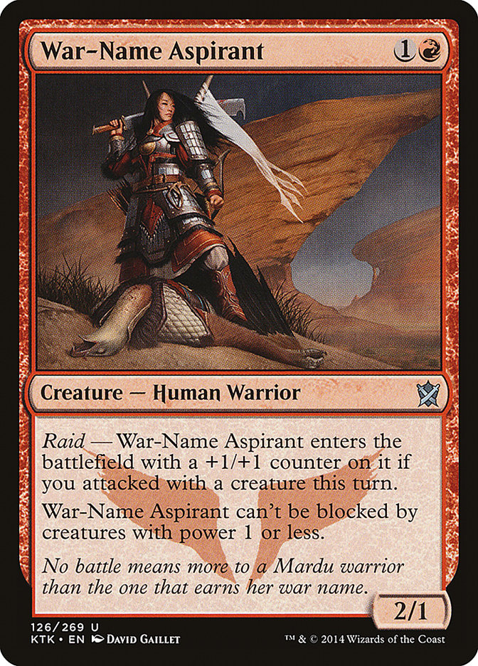 War-Name Aspirant [Khans of Tarkir] | Anubis Games and Hobby