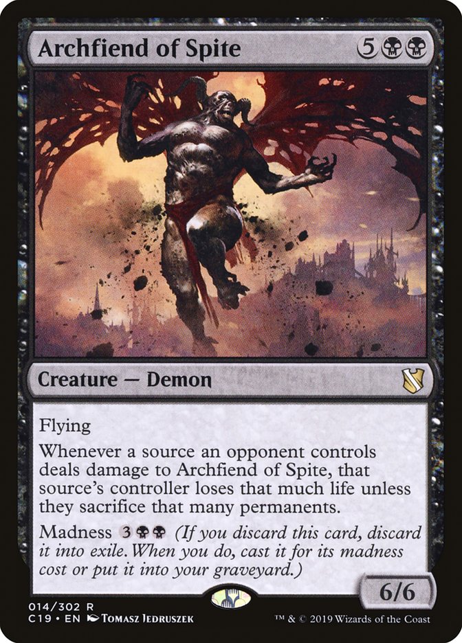 Archfiend of Spite [Commander 2019] | Anubis Games and Hobby