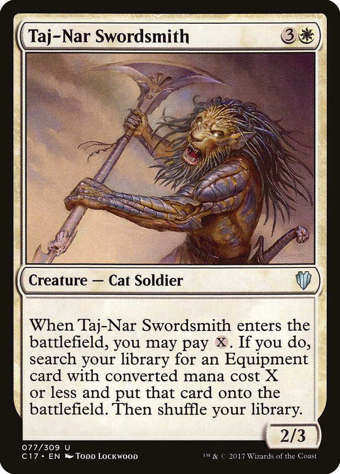 Taj-Nar Swordsmith [Commander 2017] | Anubis Games and Hobby
