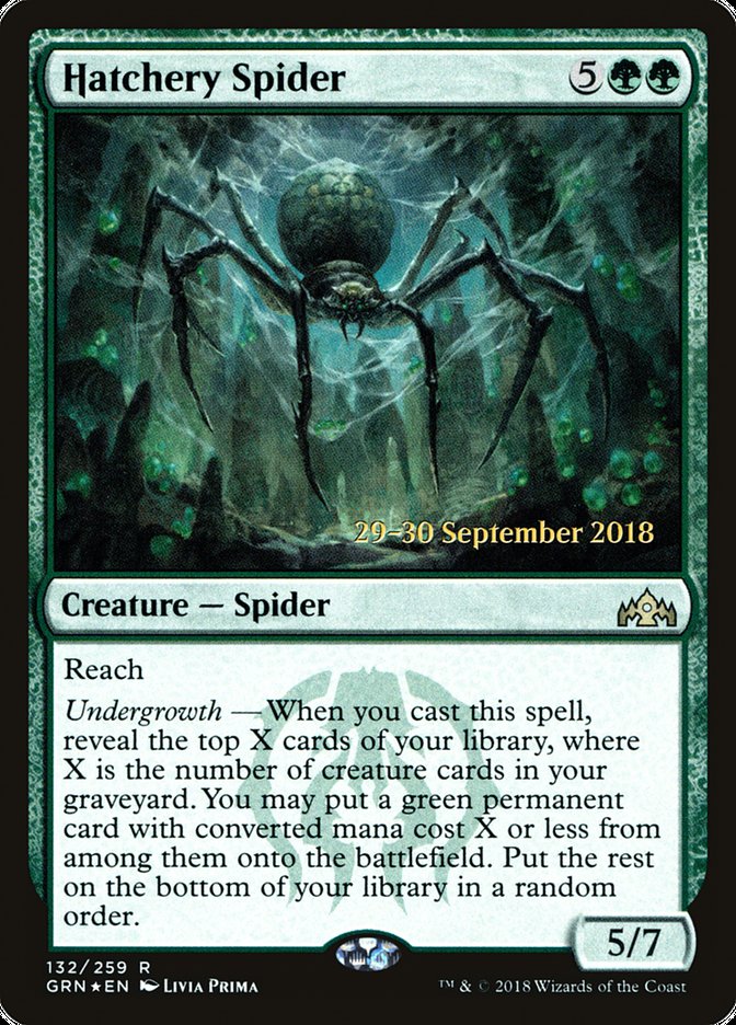 Hatchery Spider [Guilds of Ravnica Prerelease Promos] | Anubis Games and Hobby