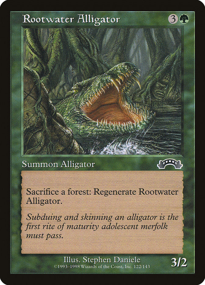 Rootwater Alligator [Exodus] | Anubis Games and Hobby
